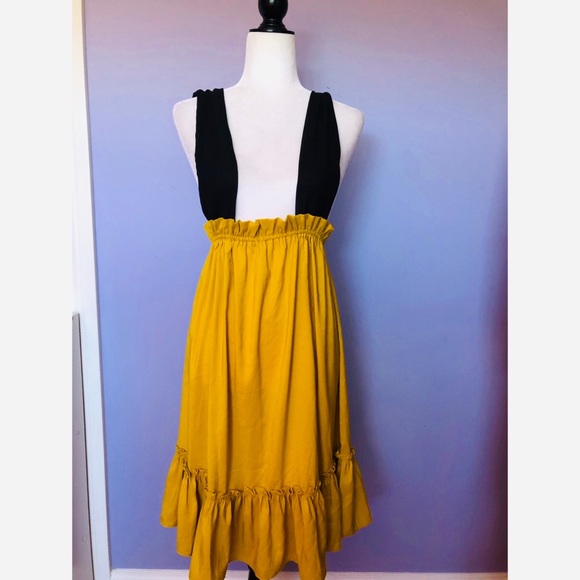*host pick* RENbyTee yellow ruffle dress - Picture 7 of 8